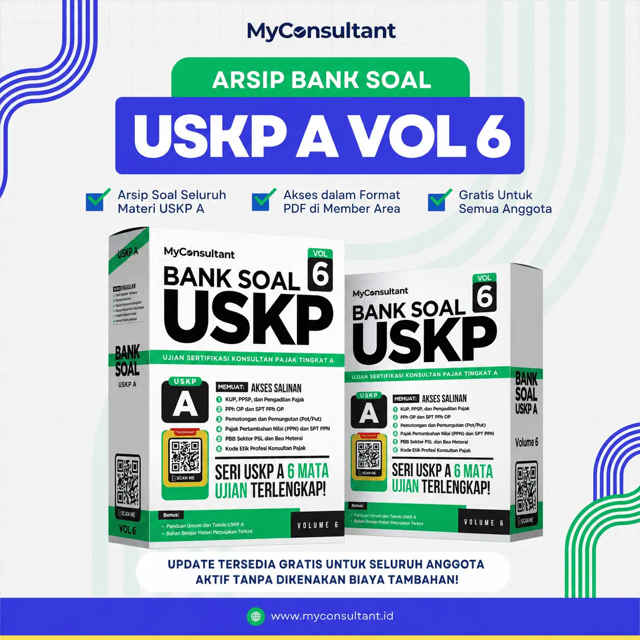 Bank Soal USKP A Volume 6 Banner