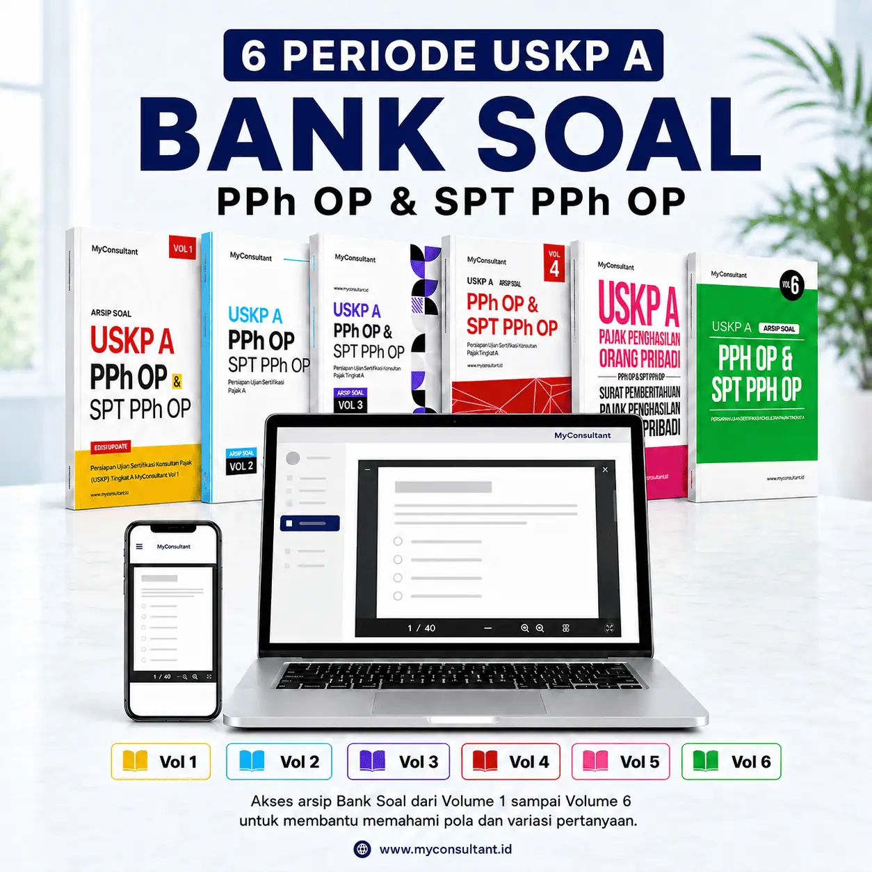 Bank Soal PPh OP & SPT USKP A 6 Periode Ujian