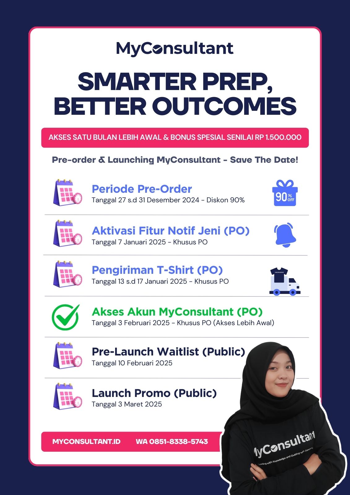 MyConsultant Jadwal Rilis dan Promo Preorder