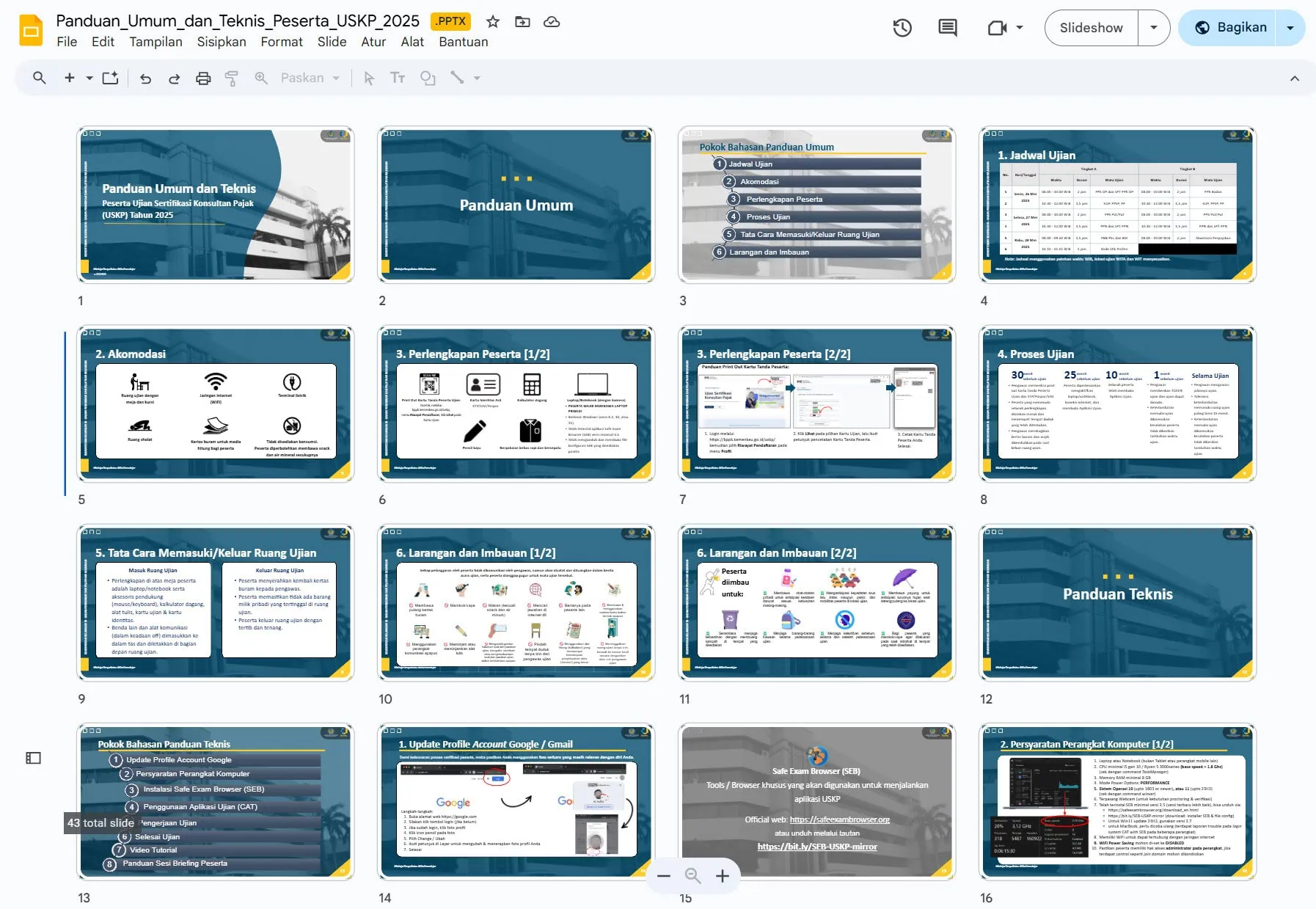 Download Slide Panduan Umum Teknis USKP