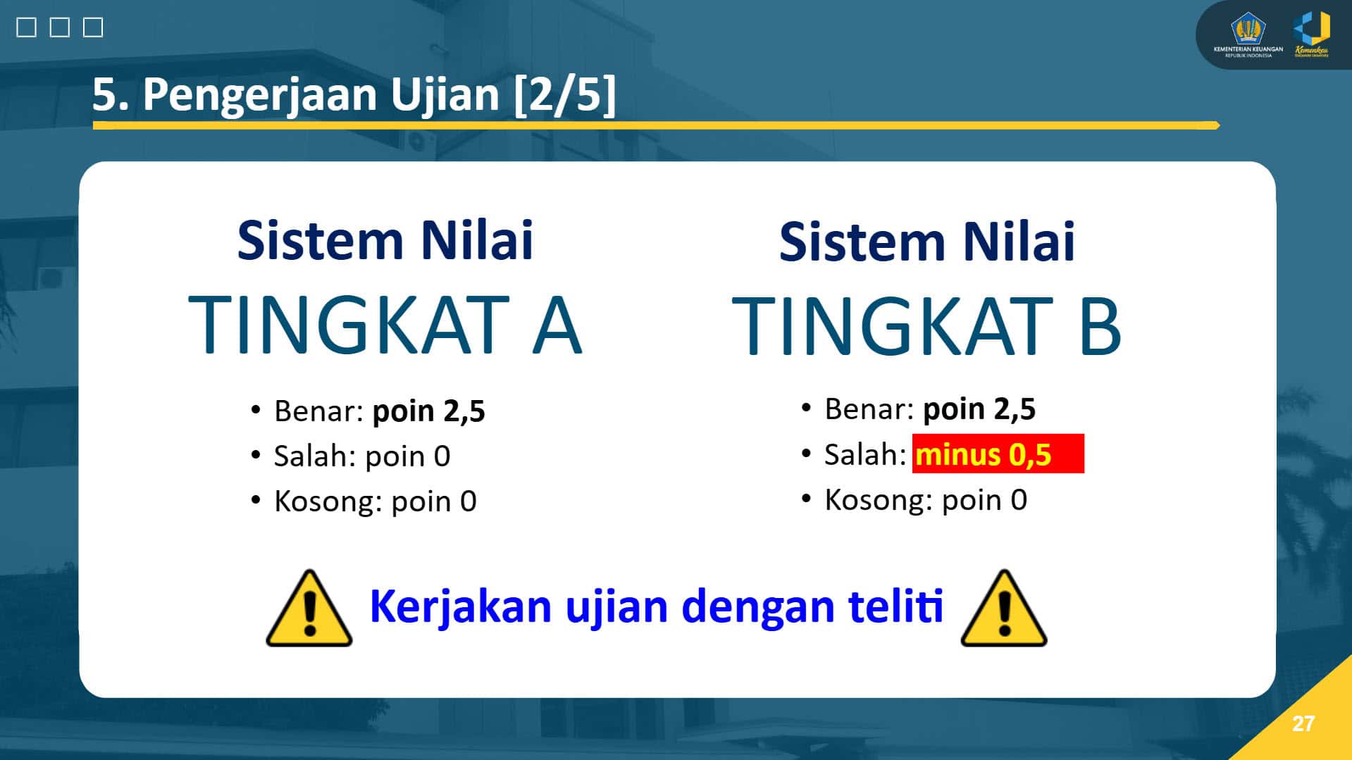 sistem nilai uskp ab