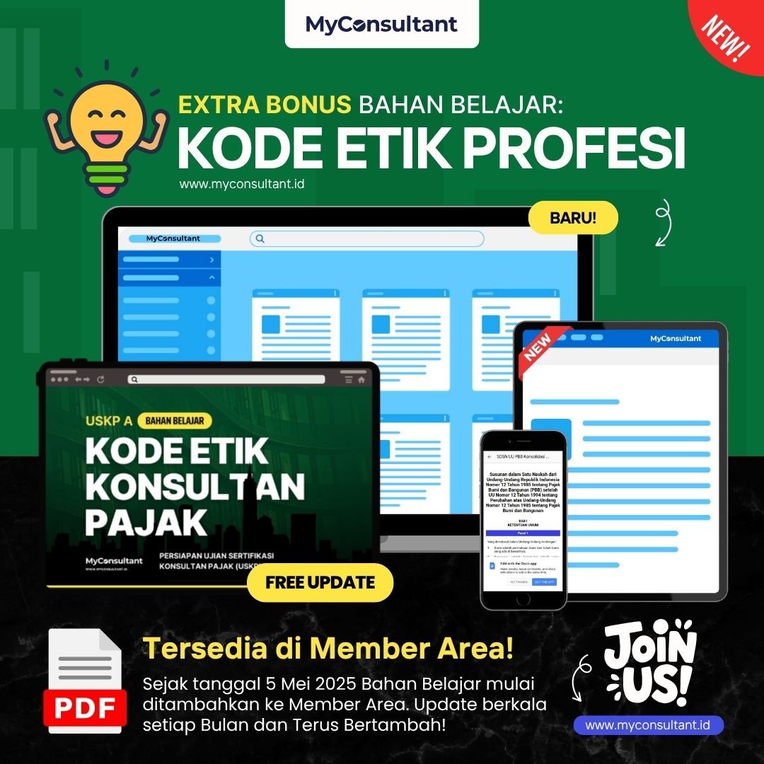 Kode Etik Konsultan Pajak Bahan Belajar Persiapan USKP A