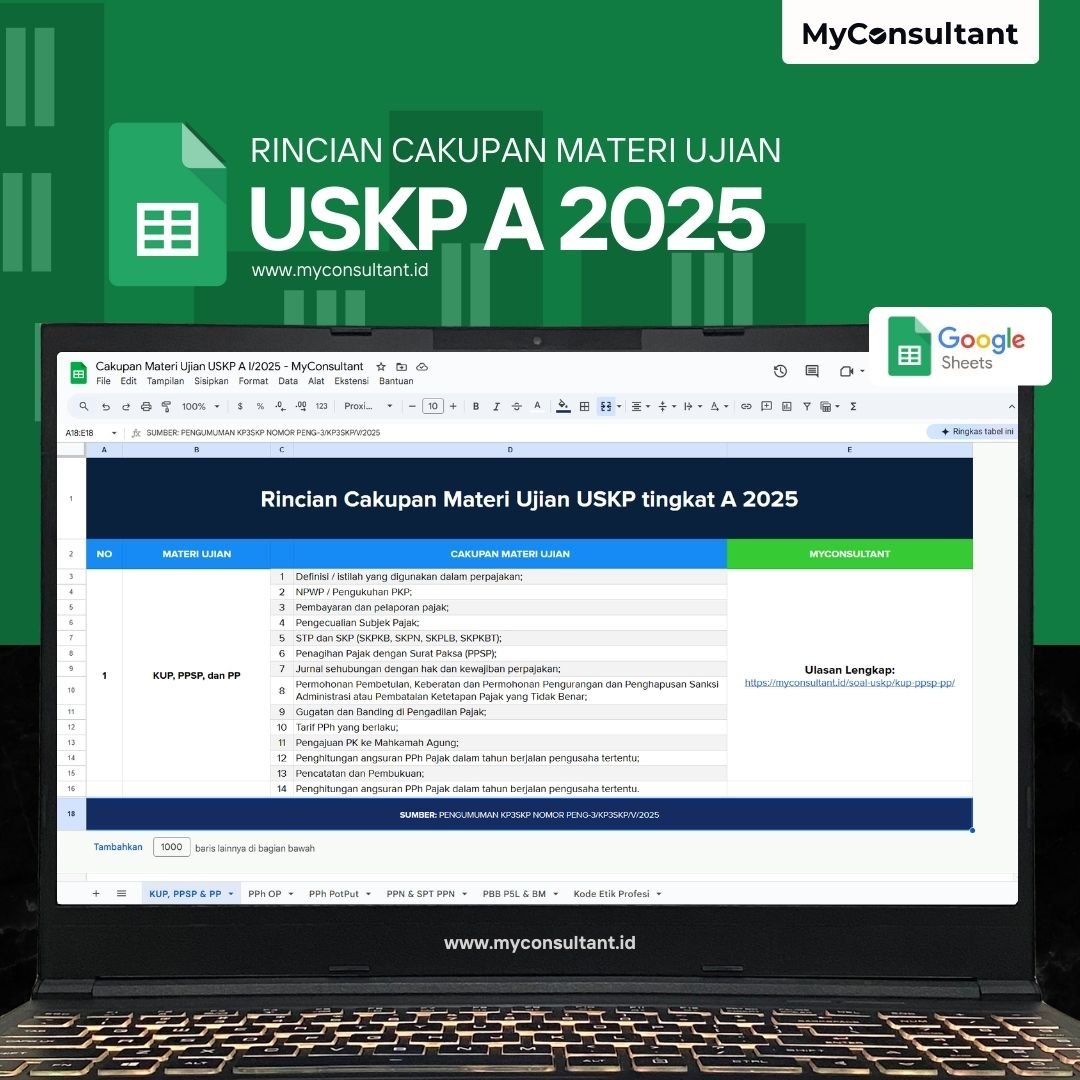 Rincian Materi USKP A tahun 2025