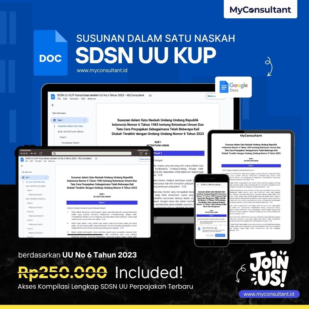 SDSN UU KUP berdasarkan UU No 6 Tahun 2023